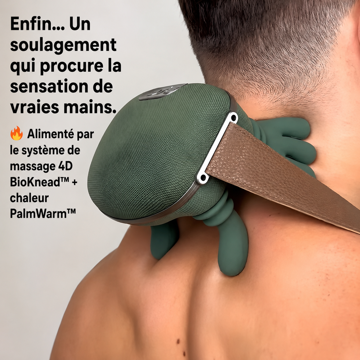 TouchéPro™ - Masseur Shiatsu pour le cou et le dos