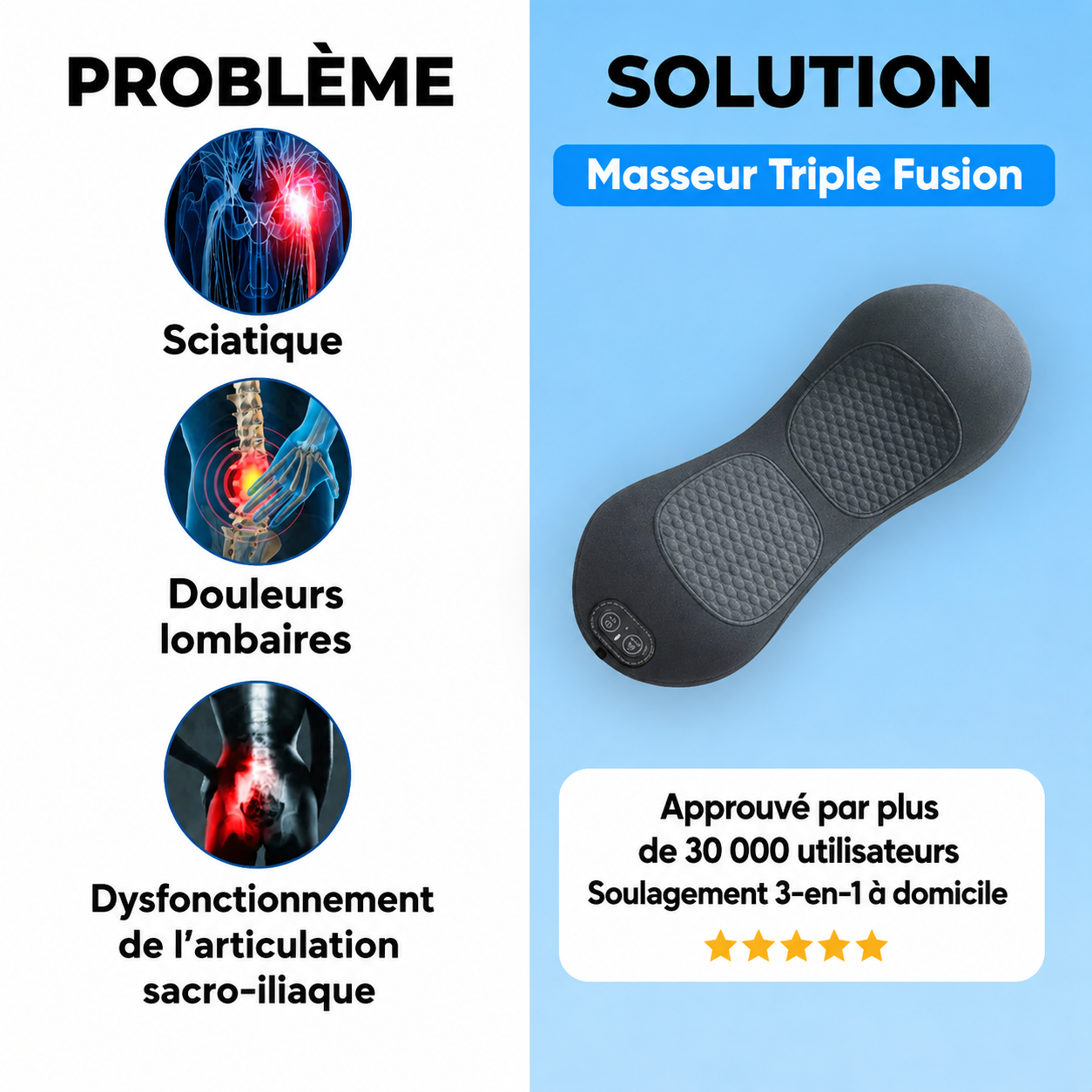 TheraSpine™ – Masseur Triple Fusion