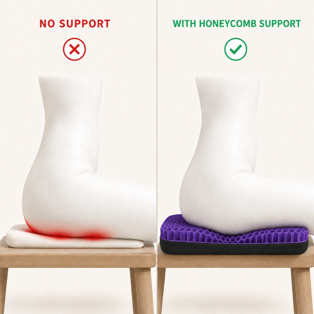 Honeycomb Gel Seat Cushion