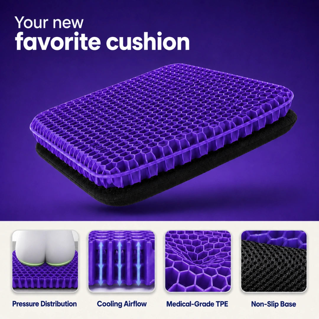 Honeycomb Gel Seat Cushion