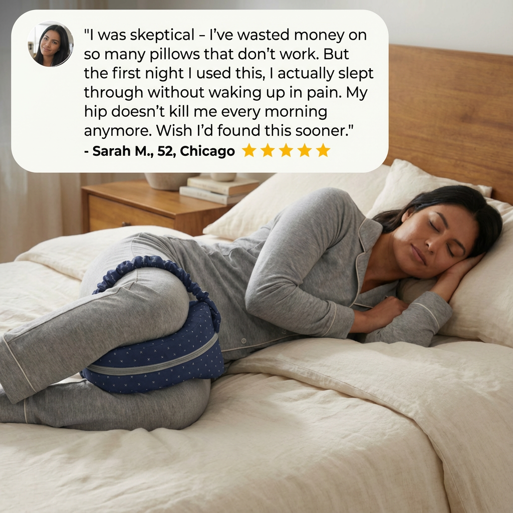 Knee Alignment Pillow | Relieves Hips, Back & Sciatic