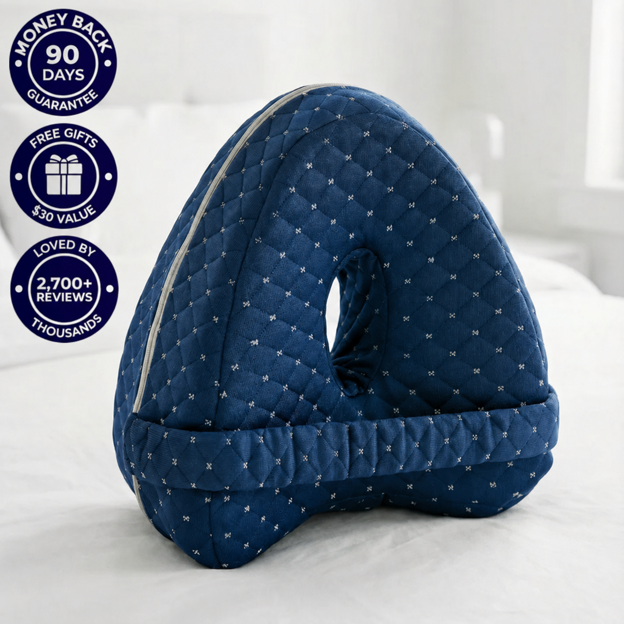 Knee Alignment Pillow | Relieves Hips, Back & Sciatic