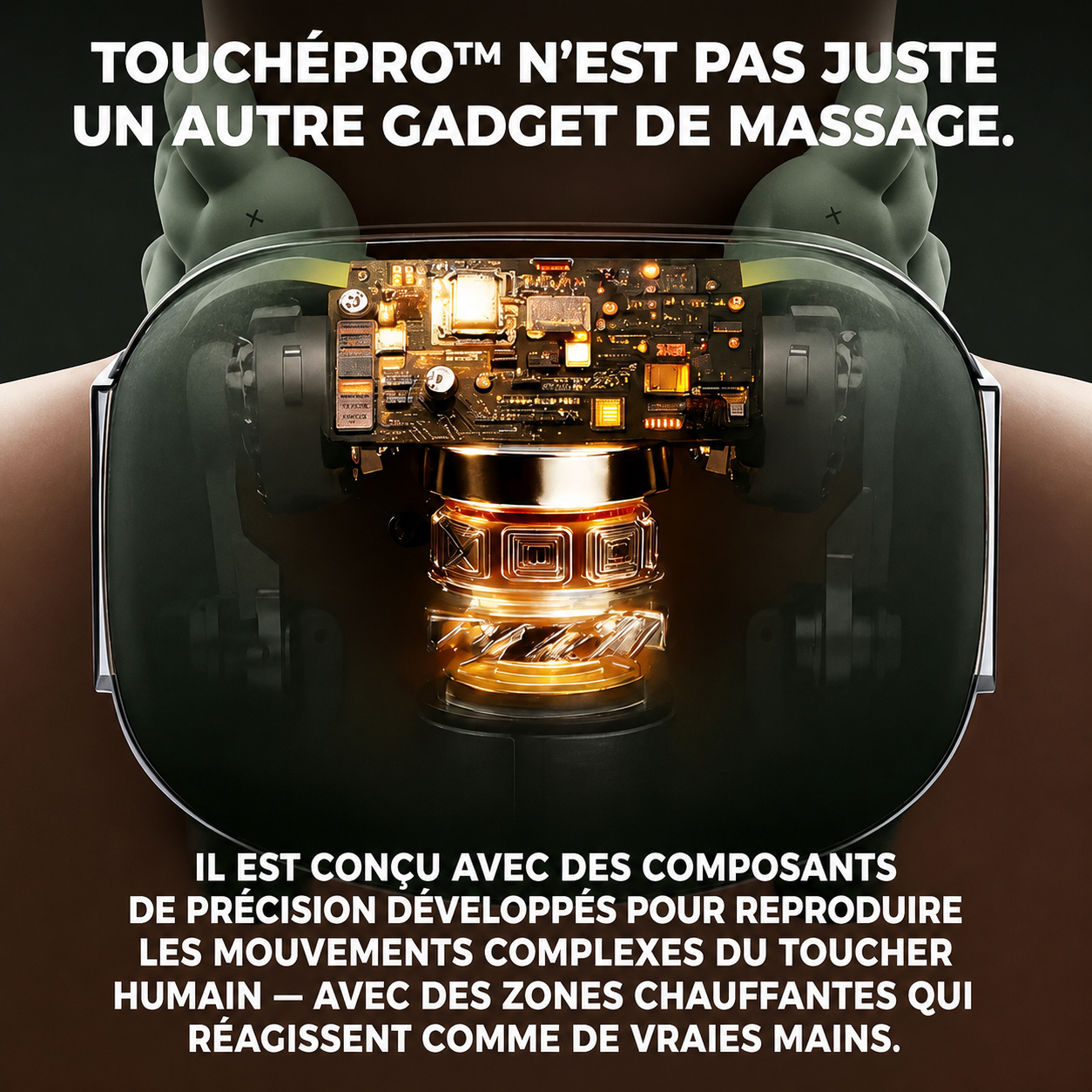 TouchéPro™ - Masseur Shiatsu pour le cou et le dos