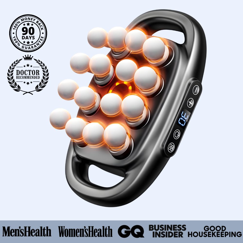 OmniRelax™ – Pistolet de massage à 16 têtes
