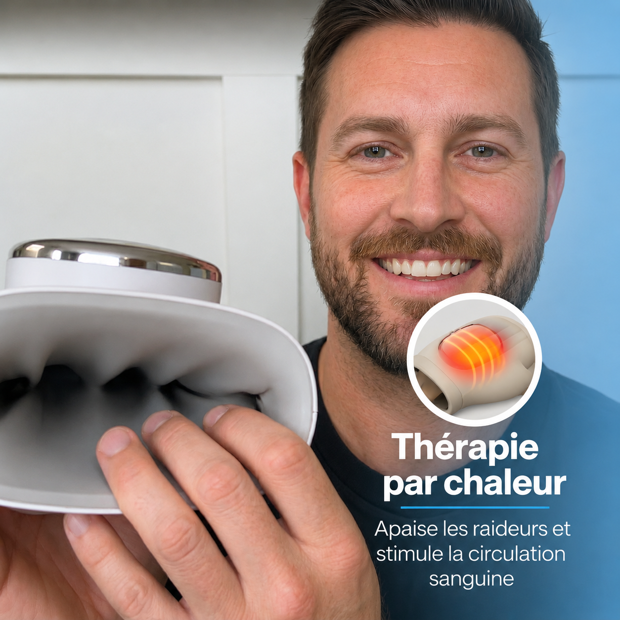 Masseur pour les mains contre l’arthrite, le syndrome du canal carpien et les douleurs articulaires