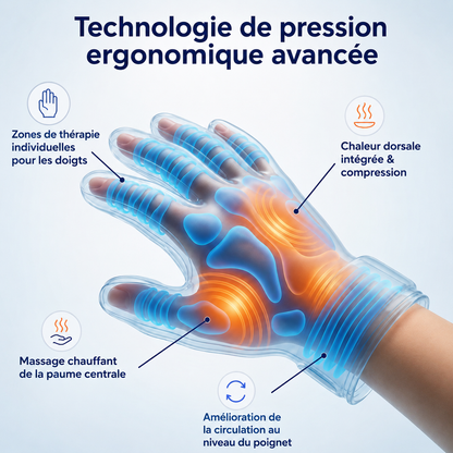 Masseur pour les mains contre l’arthrite, le syndrome du canal carpien et les douleurs articulaires