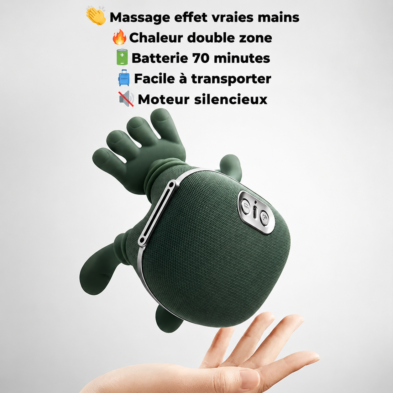 TouchéPro™ - Masseur Shiatsu pour le cou et le dos