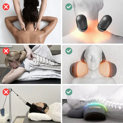 Oreiller de massage cervical 3-en-1