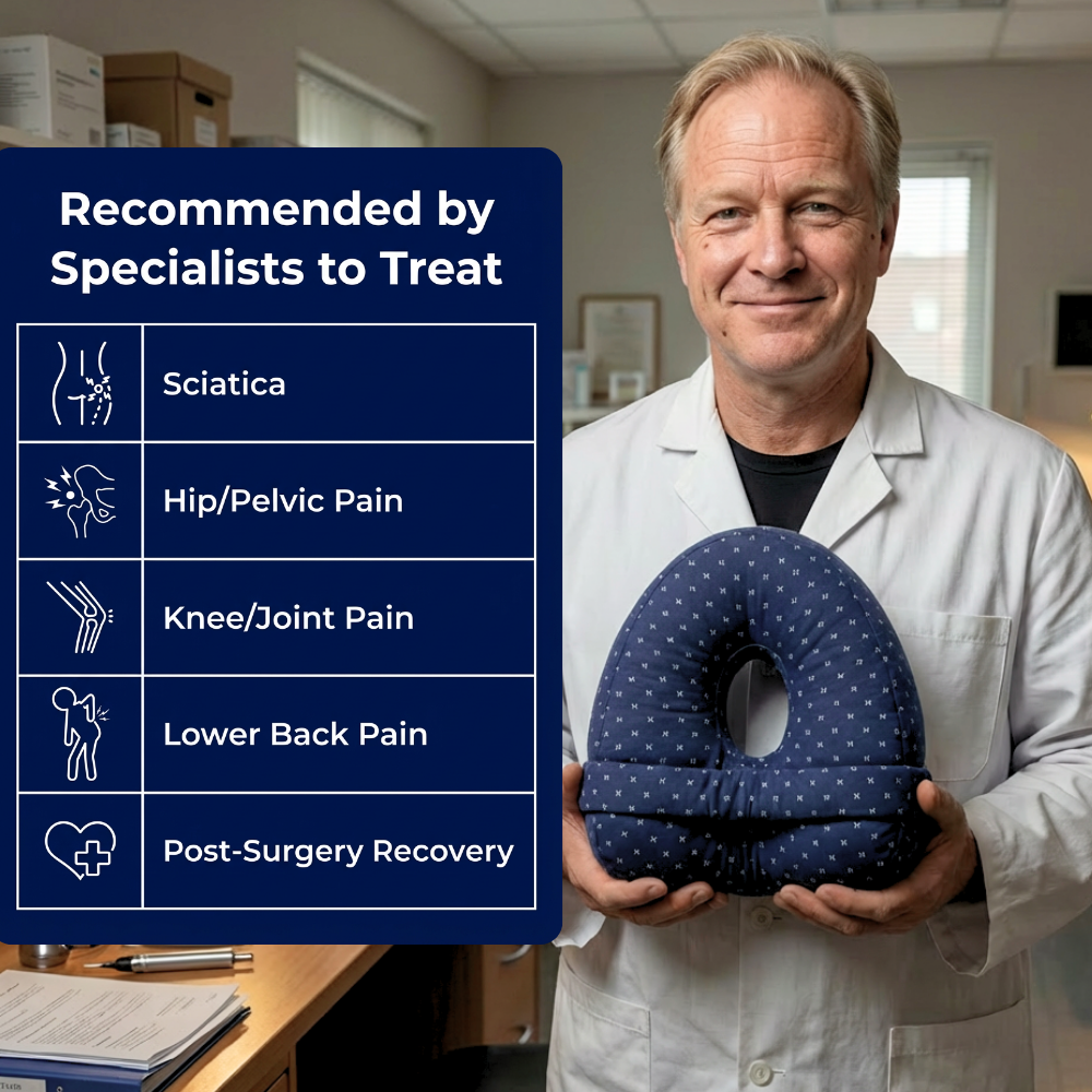 Knee Alignment Pillow | Relieves Hips, Back & Sciatic